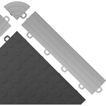 BlockTile Interlocking Ramp Edges with Loops, 12 Edges and 2 Corners
