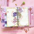 thumbnail image 2 of SAYTAY Cuaderno de cuentas de mano de Sakura para niña mágica, material de herramienta de contabilidad de mano, conjunto completo de lindo cuaderno de hojas sueltas ST-001, 2 of 5