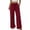 *Wine, variant on ClodeEU Women's Elastic Waist Wide Leg Pants,Casual Loose Fit Lounge Trousers with Pockets Beige,Women's Plus L