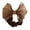 Coffee, variant on Shimmering Rhinestones Hair Breathable Elastic Bows Tie Fashion Hair Scrunchies For Women Sports Casual Wear
