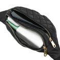 thumbnail image 5 of Unique Bargains 1 Pc Fanny Pack Argyle Waist Bag Black, 5 of 6