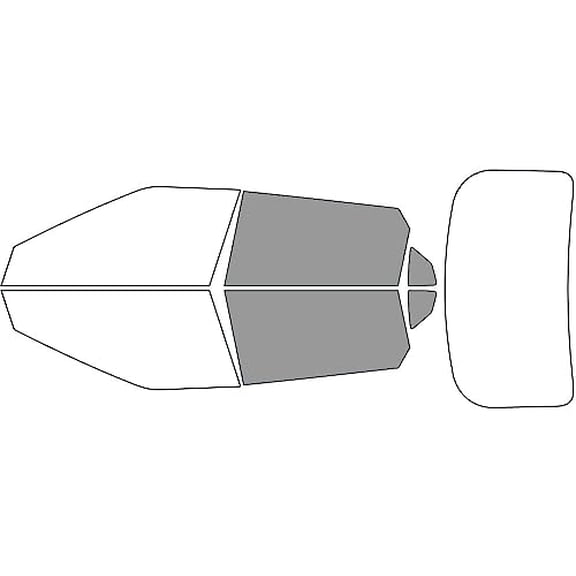 Avery Dennison NR Nano Ceramic IR Window Tint Kit Compatible with Kia EV6 2022-2024 - Back Precut