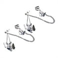 thumbnail image 2 of Qarigey Pendientes de cadena con colgante de doble perforación, pendientes punk, joyería de aniversario Ropa, zapatos y accesorios Miscelánea 1 par Qarigey AP008954-02, 2 of 6