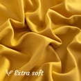 thumbnail image 2 of Ultra Soft Body Pillowcase, Ginger Yellow, 20x54 Inch, Brushed Microfiber with Envelope Closure, 1 Pack, 2 of 7