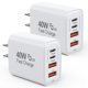 thumbnail image 1 of Charger Block TrimDish de 40 W para iPhone 16/15, carga rápida, paquete de 2, 1 of 7
