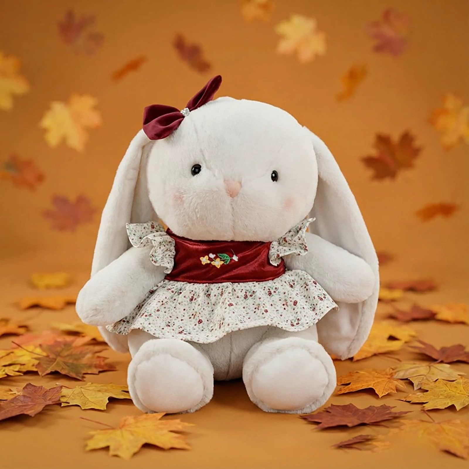 zhonghuaying Cute Bunny Stuffed Animal, 4 Color Styles & 2 Sizes (20cm/30cm), Soft Plush Toy, Adorable Rabbit Plushie Gift for Boys Girls (A丨20cm)