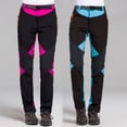 thumbnail image 5 of Pantalones de mujer para exteriores, montañismo, esquí, softshell, cálidos, gruesos, resistentes al viento, impermeables, de polar, 5 of 5