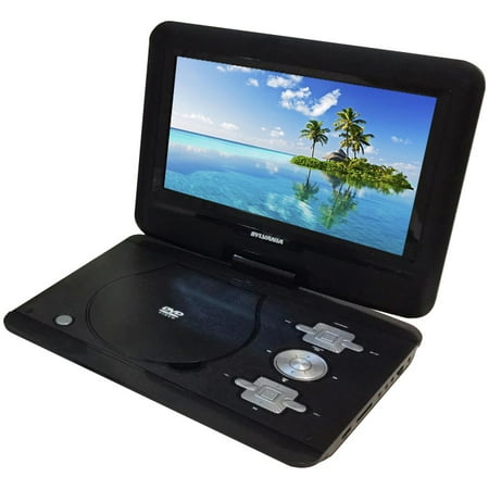 Sylvania Premium 10" Swivel Screen Portable DVD/Media Player with SD\USB
