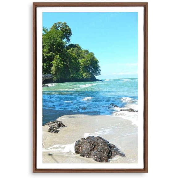 IDEA4WALL Framed Canvas Wall Art for Living Room, Bedroom Beautiful Beach Canvas Prints for Modern Home Decoration Ready to Hang