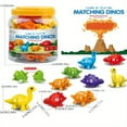 thumbnail image 3 of Matching Letters Fine Motor Toy, Double-Sided ABC Dinosaur Alphabet Match Game With Uppercase Lowercase, Preschool Educational Montessori Learning Basket Toys For Toddlers Boys Girls, 3 of 4