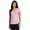 Light Pink, variant on RBX Active Women's Athletic Striated V-Neck Super Soft T-Shirt