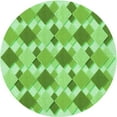 thumbnail image 1 of Ahgly Company Indoor Square Patterned Jade Green Area Rugs, 3' Square, 1 of 6
