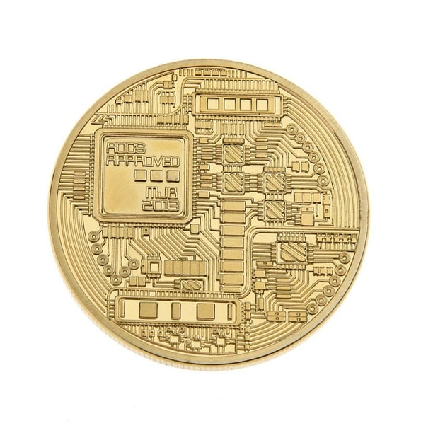 2xBitcoins físicos chapados en oro Casascius Bit Coin BTC con caja de regalo (Oro) Likrtyny 5ak0zm7ft0na6cl5