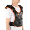 thumbnail image 4 of Children Riding Chest Protector, Riding Protective Chest Kids Sports Protector Vest Abrasion Resistance  For Protects The Body Orange Black L, 4 of 8