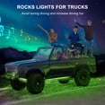 thumbnail image 3 of LNGOOR 4pcs Rocks Light Waterproof Auto Led Light Under Car Led Light Truck Accessories, 3 of 5