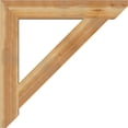 thumbnail image 3 of Ekena Millwork 6"W x 42"D x 42"H Traditional Slat Rough Sawn Bracket, Western Red Cedar, 3 of 4