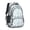 Geometric Mandala White, variant on Geometric Stripe Beige Pattern Cute School Backpack Bag with Padded Back and Adjustable Shoulder Straps 16.9 X 12.6 X 5.9 Inches
