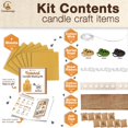 thumbnail image 2 of Kit DIY Candleology para hacer velas de cera de abeja con 7 láminas, 2 of 7