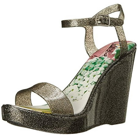 Qupid - Qupid Womens Grand Ankle Strap Dress Wedge Sandals - Walmart.com