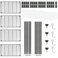 thumbnail image 3 of TAIMASI 4-Shelf Adjustable Heavy Duty Steel Wire Rack Storage Shelving Organizer for Kitchen, Garage, 23.62" L x 13.77" W x 47.24" H, Black, 3 of 8