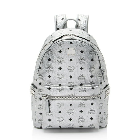 Pre-Owned MCM Visetos Side Studs Stark Medium Backpack
