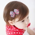 thumbnail image 5 of Coofit 6PCS Snap Clips Mode Mignon Bowknot Cheveux Clips Cheveux Barrettes Accessoires de Cheveux, 5 of 5