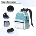 thumbnail image 4 of Goofa Bathtub with Soap Bubbles Print Casual Backpack for Women Men,Waterproof High School Bookbag,Lightweight Travel Daypack,Classic College Backpack,Laptob Backpack, 4 of 6