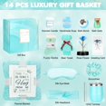 thumbnail image 2 of Cestas de regalo HangerSpace Relaxing Spa con manta y rosa, 2 of 9