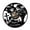 Without LED, variant on Happy Halloween Decorative Black Wall Clock Horror Decoration Zombie Hand Vintage Vinyl Record Wall Art Silent Quartz Wall Watch With LED