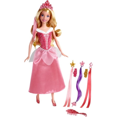 Disney Basic Hairplay Sleeping Beauty Doll with Hair Accessories