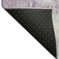 thumbnail image 5 of Addison Rugs Mayfield Premium Machine Washable Transitional Abstract Lavender Rectangle Rug, 5' X 7'6" Machine Washable Transitional Abstract Lavender Oversized Sherpa Throw Blanket, 5 of 7