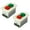 Quantity:2 packs, variant on Start Stop Push Button Switch 380V 3 Phase 5A Waterproof Flush Mount Switch for Bench Grinder & Industrial Equipment