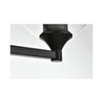 thumbnail image 5 of Living District Foster 3-Light Iron & Glass Bath Sconce in Black/Clear, 5 of 6