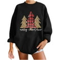 thumbnail image 2 of Sweatshirts de Noël pour Femmes Manches Longues Imprimées, 2 of 7