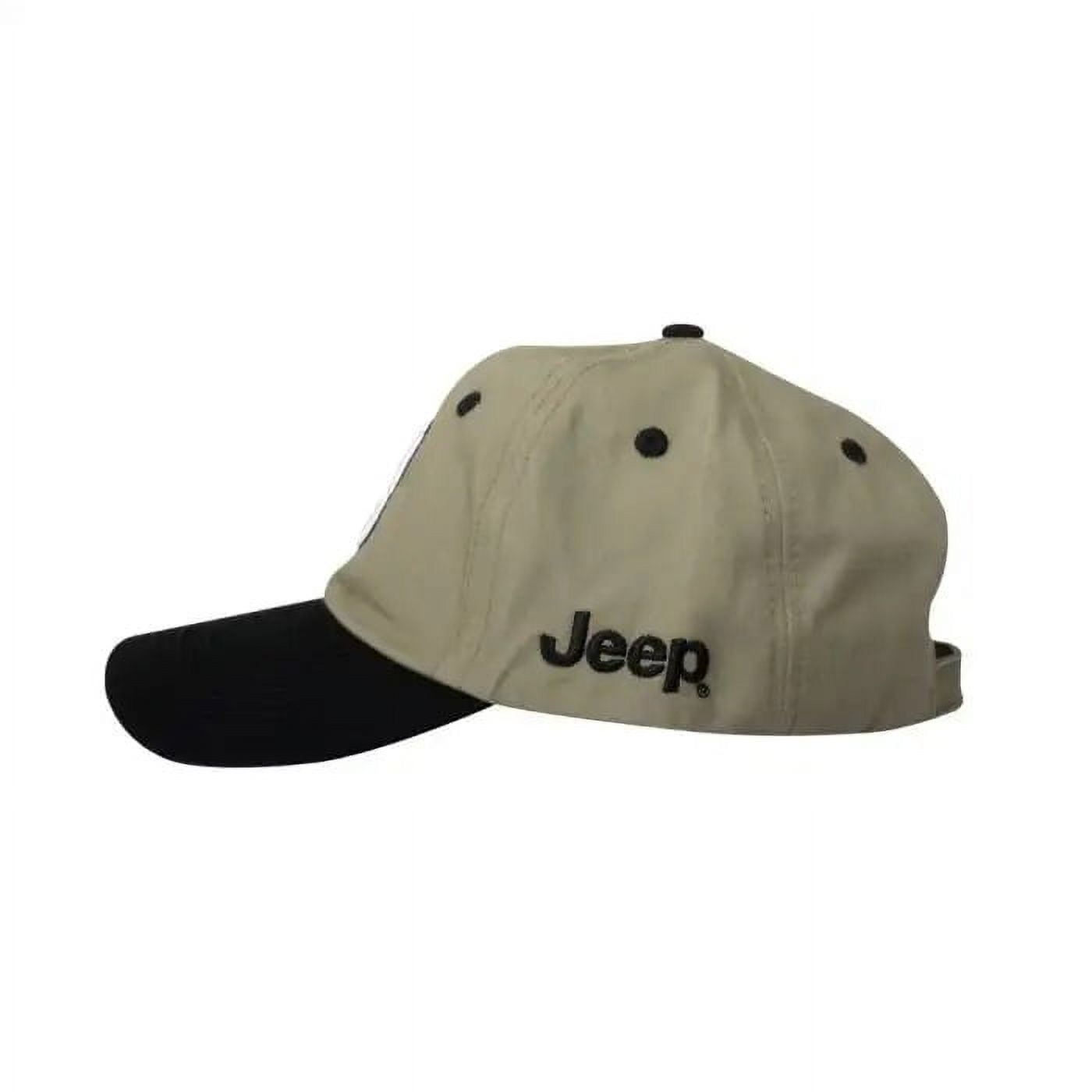 Jeep Wave Twill Cap Buckle Closure in Brown and Black