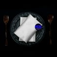 thumbnail image 5 of MDS Set of 100 Satin Napkin 20x20 Inch Square Napkins for Wedding - White, 5 of 6