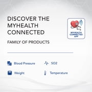 Zewa Smart Arm Blood Pressure Monitor | 60-Reading Memory | 2 Adjustable Cuffs (8.7”-16.5” & 13.4”-18.9”) | Irregular Heartbeat Detection | Illuminated Display | Date & Time Function