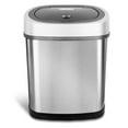 thumbnail image 3 of Ninestars DZT-12-9 3.2 gal Touchless Technology Trash Can, Silver & Black, 3 of 3
