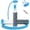 Blue, variant on Adjustable Motion Speed Jump Rope, Number Weighted Handle Exercise Jump Rope with Calorie Counter Training Fitness, Men, Women