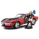 thumbnail image 1 of Jada 1:24 Diecast 1969 Chevy Corvette Stingray con Harley Quinn Figura niños Rojo, 1 of 1