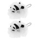 thumbnail image 3 of 2 esponjas de baño suaves con diseño de panda para niños, de malla exfoliante, ideales para baby showers, para bebés y niños pequeños, 3 of 8
