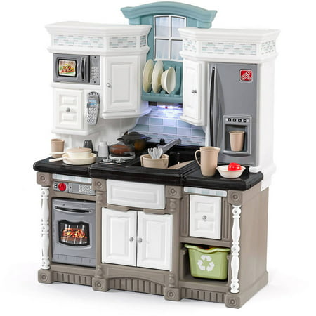Step2 Lifestyle Dream Kitchen with 37 Piece Play Food Accessory