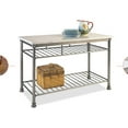 thumbnail image 4 of Orleans Gray Metal Kitchen Island, 4 of 11