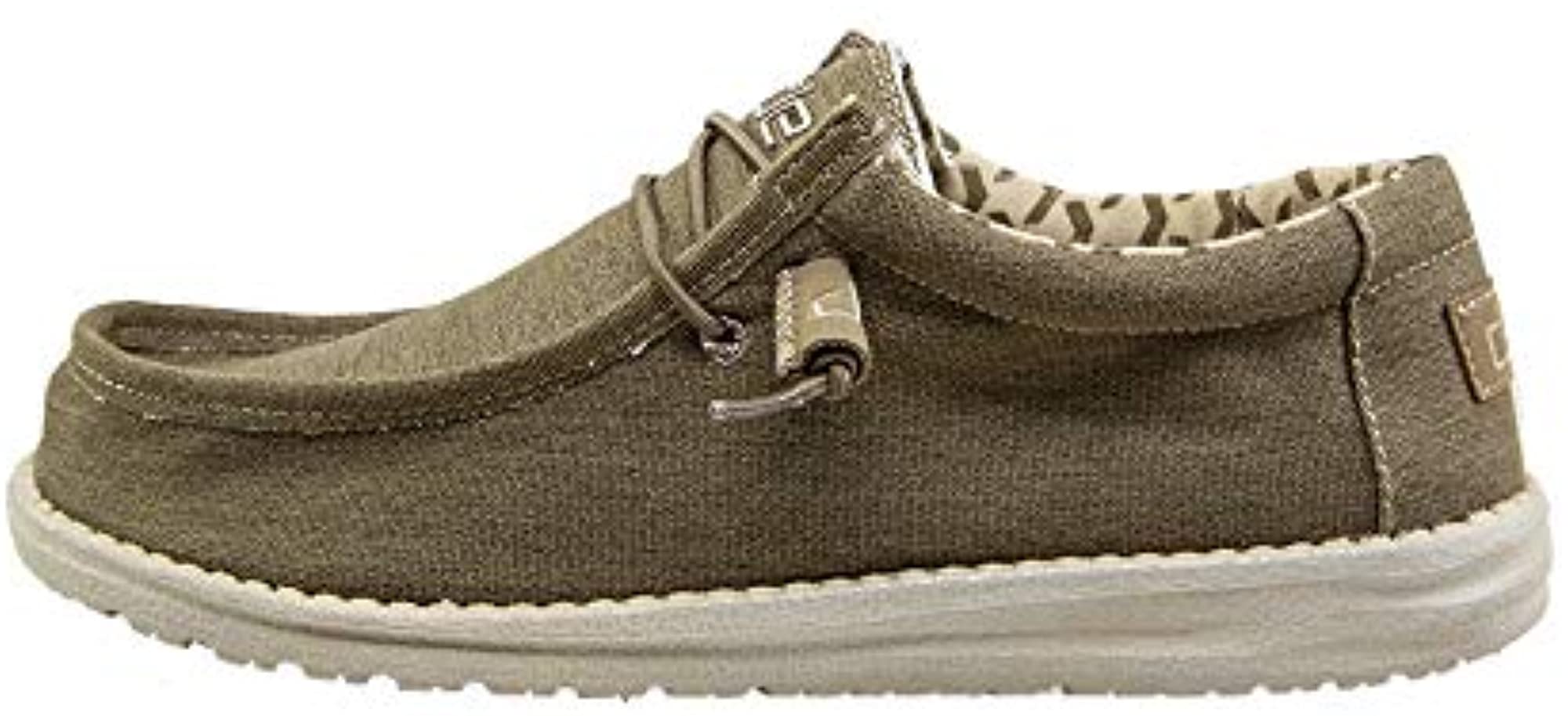 Hey Dude Mens Wally Stretch Loafer Shoes Walmart Canada