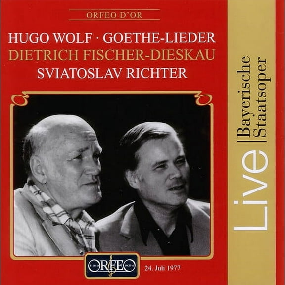 Dietrich Fischer-Dieskau - Goethe Lieder - Classical - CD