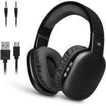 iJoy Ultra Over-Ear Noise-Canceling Headphones, Bluetooth, Wired & Wireless (Black)
