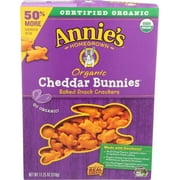 Annies Homegrown Organic Cheddar Bunnies Cracker, 11.25 Ounce -- 6 per case.