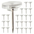 thumbnail image 1 of 100 Pcs Épingles à Pousser en Liège pour Bureau Épingle à Pousser Épingle de Dessin Épingle Murale Photo Épingle de Bureau Transparente pour Bricolage, 1 of 8