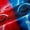 Red Blue, variant on Homewish Gamepad Game Controller Black Out Curtains, Blue Green Lightning Curtains Pack of 2 (42x63 Each), Teens Kids Boys Girls Bedroom Curtains, Window Curtains Decor