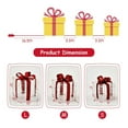 thumbnail image 5 of Yunken 3 Pieces Christmas Lighted Gift Boxes Decorations with 60 LED Lights for Indoor and Outdoor Holiday Display, 5 of 9